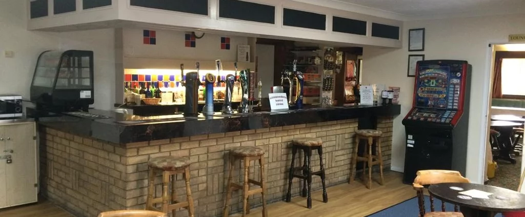 Picture of the updated sports bar area